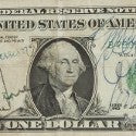 Beatles-signed dollar bill up for auction on eBay at $21,000