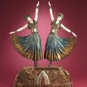 Chiparus Dolly Sisters sculpture beats estimate by 38%