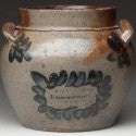 Emanuel Suter stoneware pot breaks auction record at $86,000