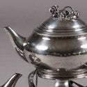 Georg Jensen's sterling silver partial tea service auctions for $10,000