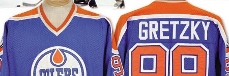 Gretzky's goal record jersey to auction for $250,000 in Canada
