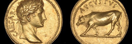 Roman heifer-reverse aureus to auction for $593,000