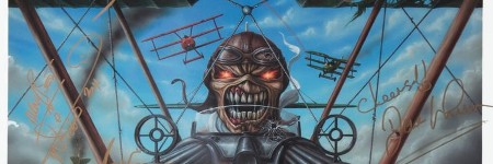 Signed Iron Maiden artwork leads TeamRock charity auction