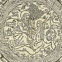 Rare early printed book showing the Creation of Eve in woodcut heads auction