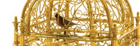 Singing bird cage clock could sell to the tune of $414,500