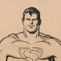 'Finest' Joe Shuster Superman drawing to top Hake's at $35,000