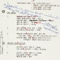 Lovell's Apollo 13 notes auction for $84,000 at Bonhams