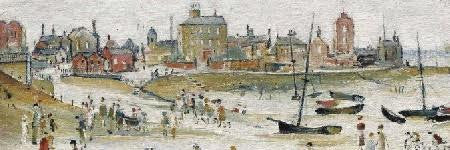 LS Lowry's seaside Beach Scene could top $2.5m at Christie's