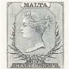 £5k for a block of Maltese 1/2d stamps