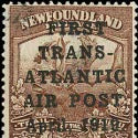 Newfoundland Hawker Flight red brown stamp pair set to soar in California auction