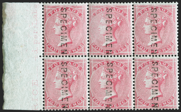 The world’s first stamp printers: GB postage stamp printers De La Rue