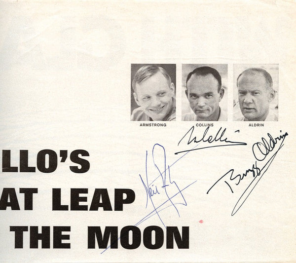 Set of Moon astronaut autographs