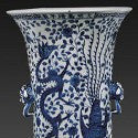 Beautiful Ming dynasty 'palace vase' leads smashing Oriental pottery auction