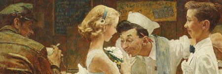 Rockwell's After the Prom at $12m in landmark American art auction