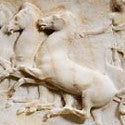 Sculpted marble chariots of Mars and Aphrodite ride to $800,000 at Bonhams