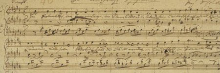 Schubert handwritten score auctions for $368,000 at Christie's