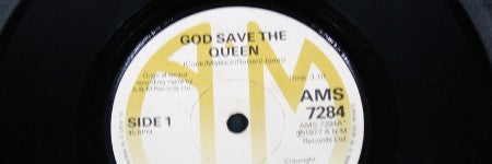 Sex Pistols' God Save the Queen at $13,000 with Omega Auctions