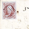 Historic stamp from the earliest days of US philately sells for $12,000