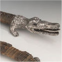 Unique 'Crocodile' hip flasks offer a quick nip, priced £12,000