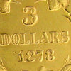 US $3 gold coin stars in online auction