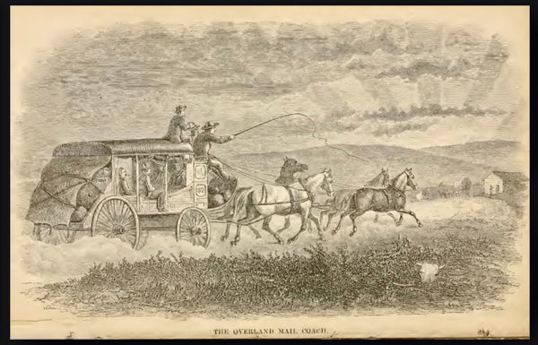 Overland mail coach US