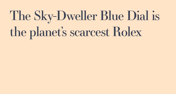 Watch experts reveal the world's "hardest to get" Rolex