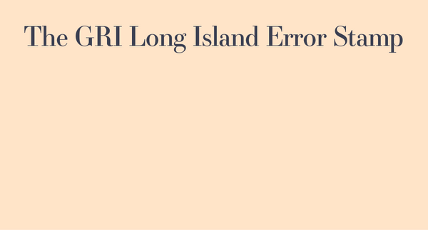 Error stamp from abandoned island - view now