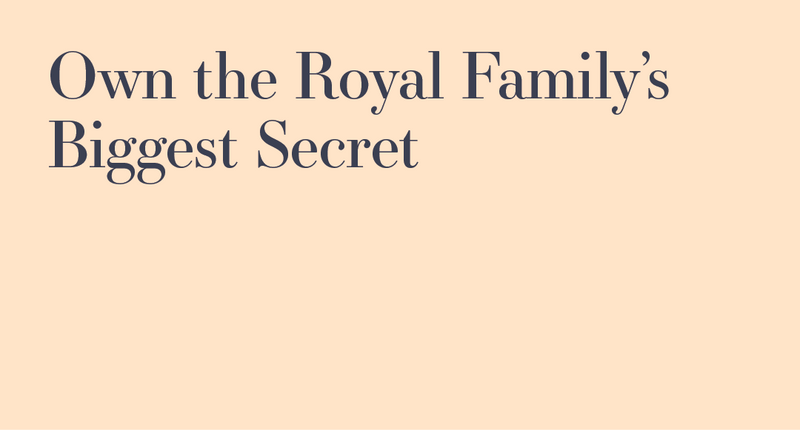 Own the Royal Family’s Biggest Secret - The Princess Diana Wedding Dress
