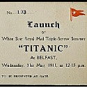 Bonhams Titanic ticket reaches $56,250 in New York
