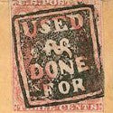 Used and Done for stamp cancellation returns $60,000 at Siegel