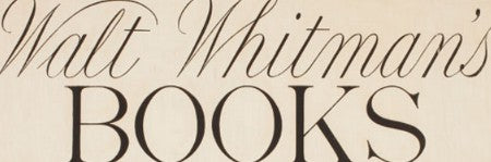Leaves of Grass advert at $10,000 as Sotheby's celebrates Walt Whitman