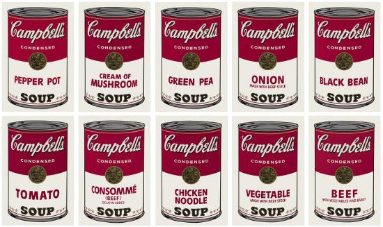 Warhol's Campbell's Soup prints sell for $407,500 in NIGO auction