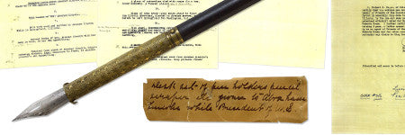 Abraham Lincoln used pen will sell on February 22