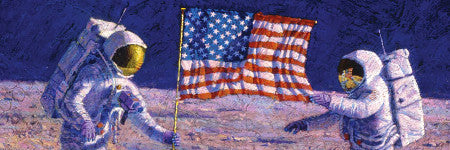 Alan Bean's astronaut painting sells for $75,000