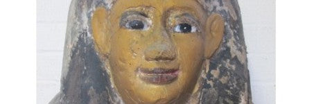 Ancient Egyptian sarcophagus lid up 500% on estimate