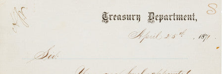 Andrew Leonard's 1871 baseball contract to auction