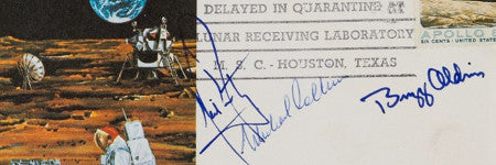 Apollo 11 quarantine cover to star in space sale