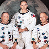 Apollo 11 (1969) (PF16) photograph signed by Neil Armstrong, Buzz Aldrin and Michael Collins