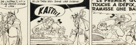 Uderzo’s Asterix artwork page valued at up to $189,500