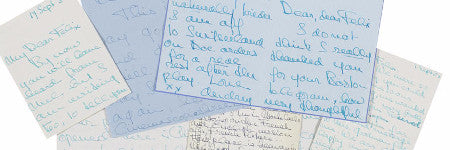 Audrey Hepburn handwritten letters to sell at Bonhams