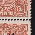 George V 5d stamp block rarity makes $23,490 in Sydney