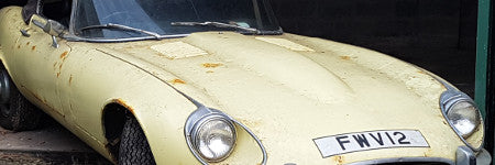 Barn find 1972 Jaguar E-type valued at $52,000