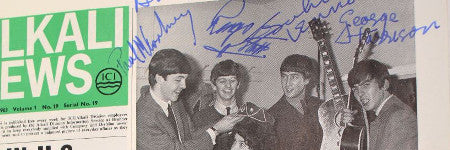 Forged Beatles signatures sold for $2,500