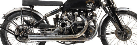Jack Ehret’s Black Lightning motorcycle offered in January