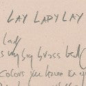 Bob Dylan's Lay Lady Lay lyrics featured in online sale