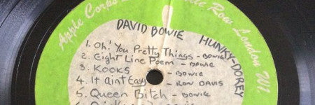 David Bowie's Hunky Dory acetate to sell