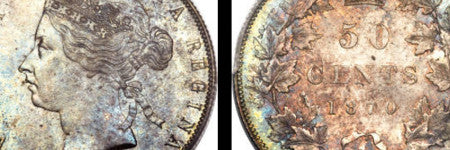 1870 Canadian 'No LCW' 50c makes $70,500