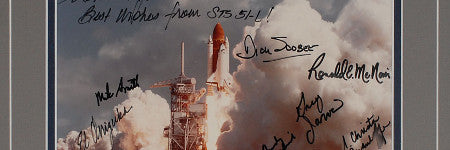 Challenger crew signed photograph to top $15,000?