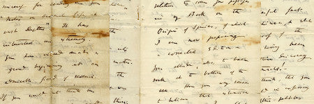 Charles Darwin's marine biologist letter to sell at Nate D Sanders?