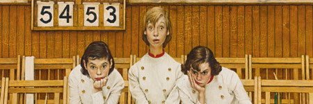 Norman Rockwell's Cheerleaders (Losing the Game) to auction